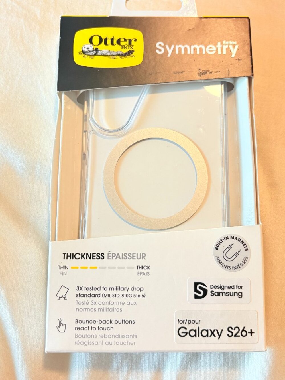 OtterBox Symmetry Galaxy S26 Plus Case Clear MagSafe New With Tags
